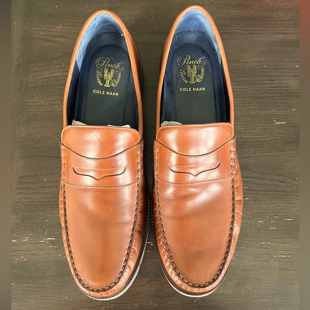 Cole Haan Pinch Sanford Penny Loafer Tan Men Size 14M C26767